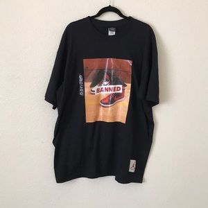 Vintage Nike Air Jordan BANNED Shirt In Size XL